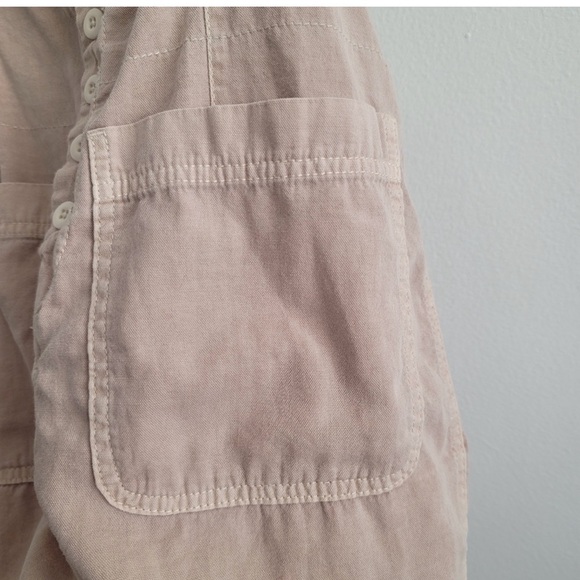 Free People Neutral Tan Pinnafore Overall Dress - Picture 7 of 7